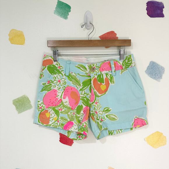 Lilly Pulitzer Pants - 2 Lilly Pulitzer The Callahan Shorts Light Blue Print